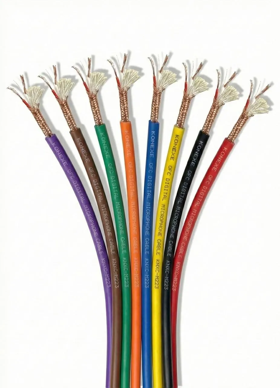 Konexe Gold 23 AWG Microphone Cable 90m coil flexible soft PVC jacket